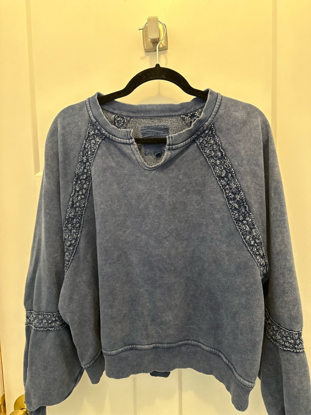 Aerie navy Washed Blue Women's Pullover Sweatshirt